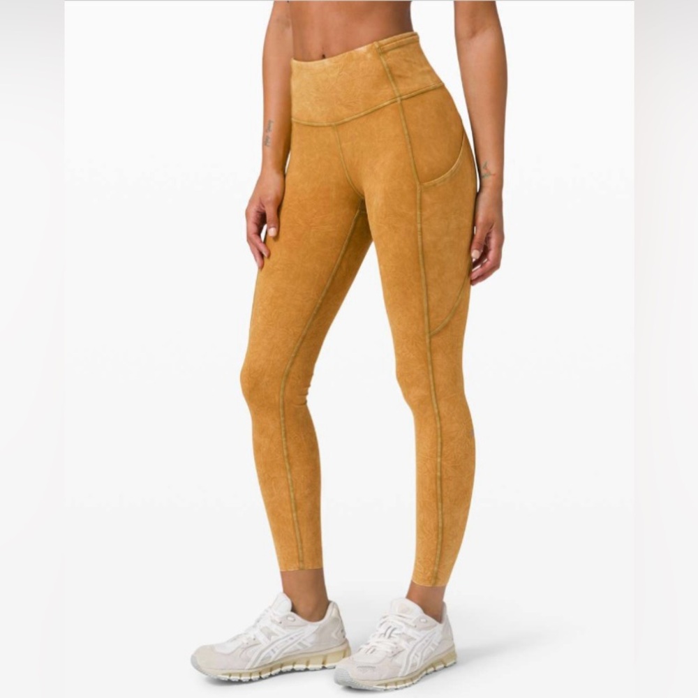 Lululemon Fast and Free Tight I| 25" Ice Dye *Non-Reflective